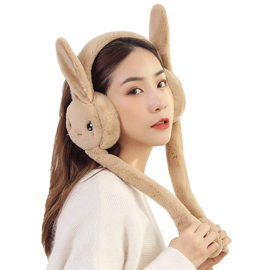 Plushy Cute Moving Ear Muffs 🥰😍