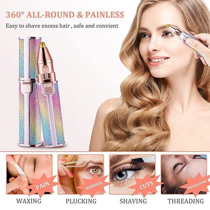 Flawless 2 in 1 Eye Brow And Facial Hair Remover